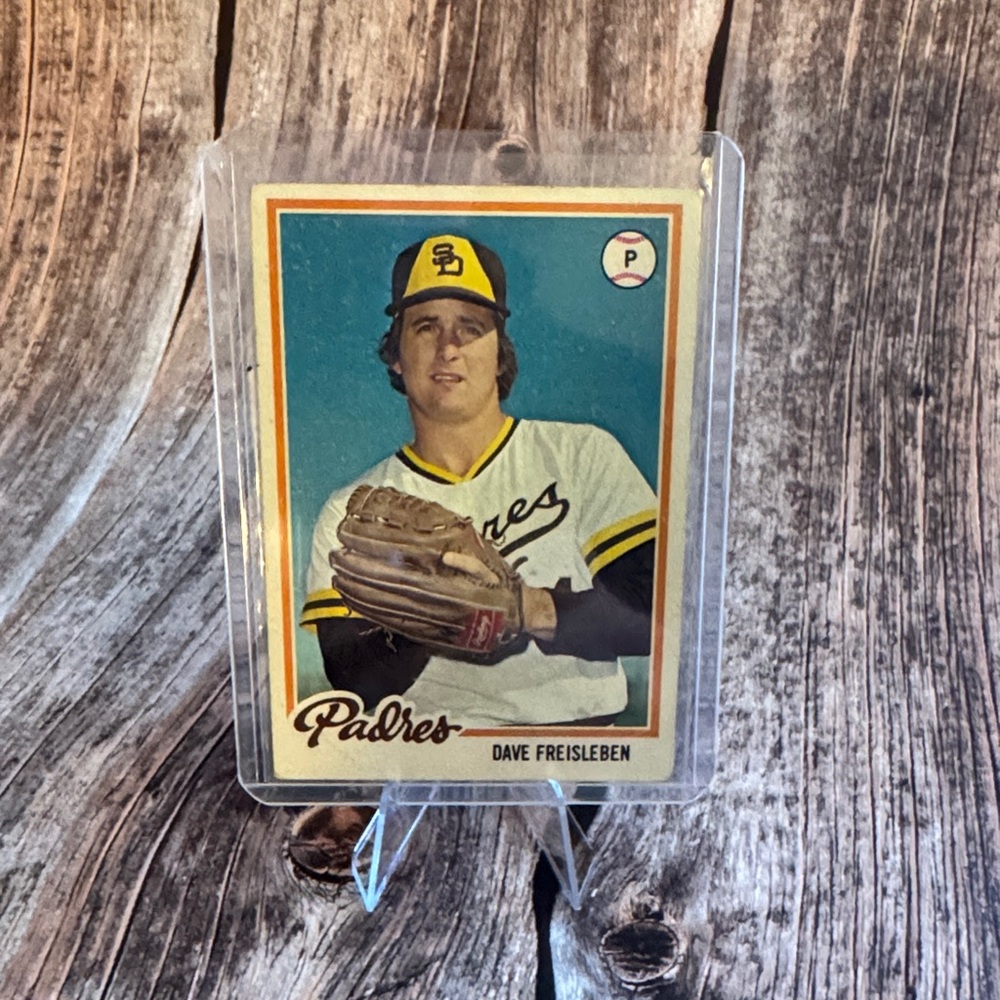 1978 Topps Dave Freisleben #594 San Diego Padres Baseball Card Item #ME5771
